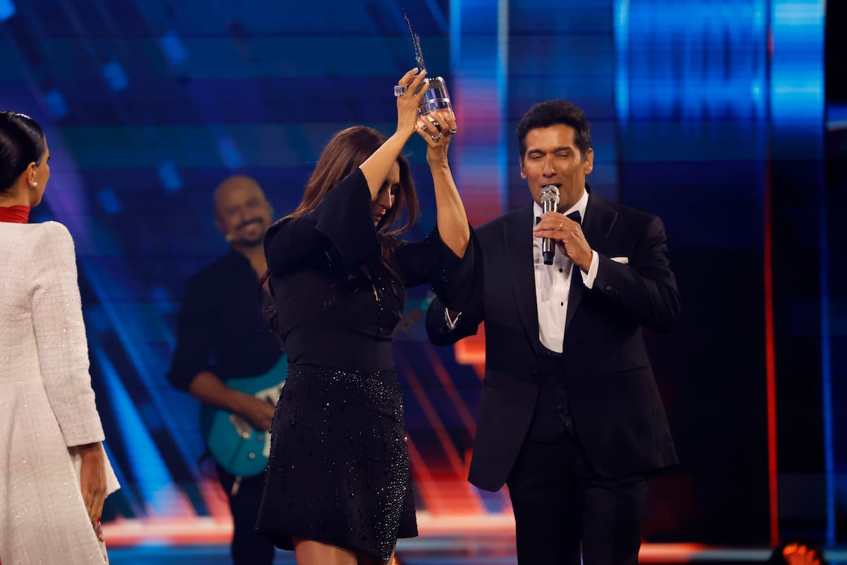 Myriam Hernández fue uno de los cinco artistas que recibieron el ansiado reconocimiento. Créditos: Aton Chile.