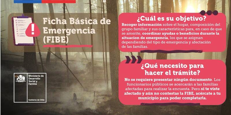 Equipos del Ministerio de Desarrollo Social ya se encuentran realizando los primeros catastros en la zona.