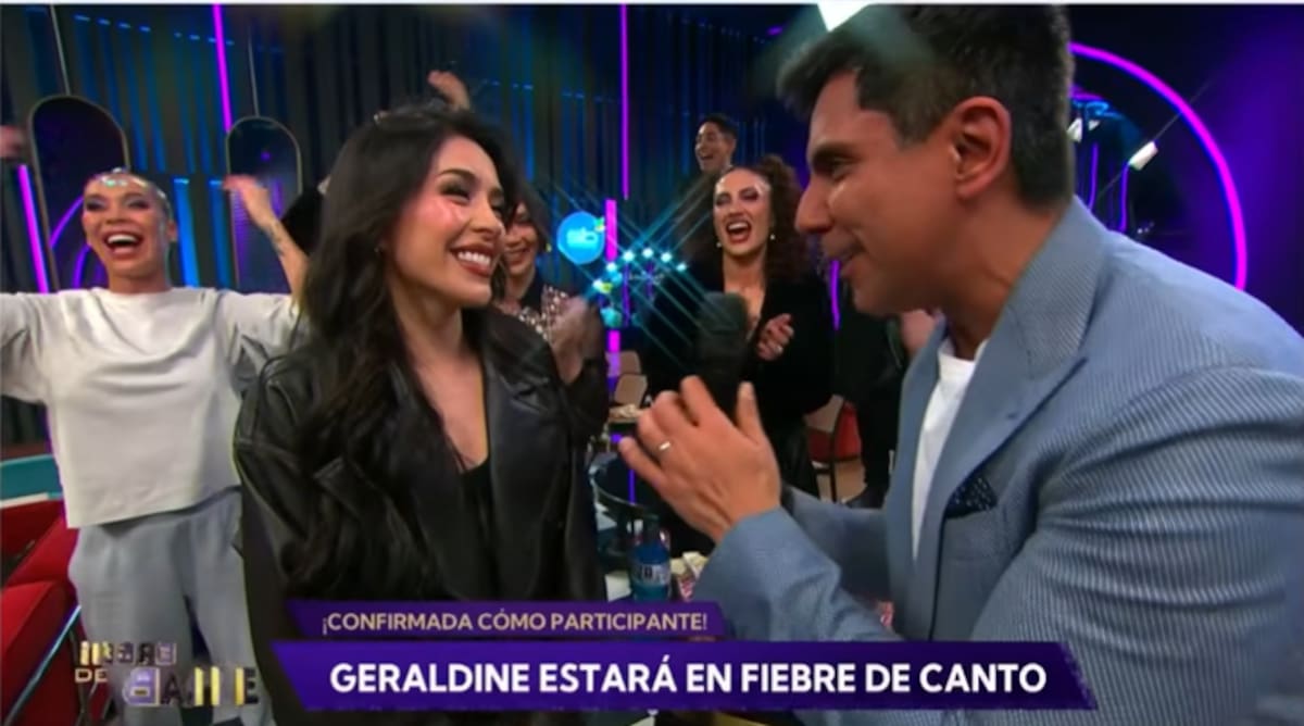 Geraldine fue presentada oficialmente. Foto: Reproducción.