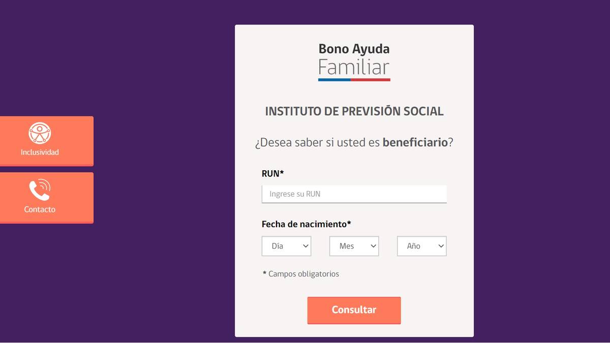 Bono Ayuda Familiar 2020: Revisa si tienes el beneficio con tu Rut