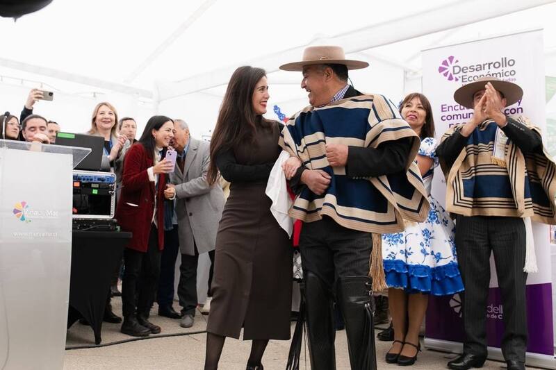 Alcaldesa de Viña del Mar, Macarena Ripamonti, dando inicio a las Fiestas Patrias 2023.
