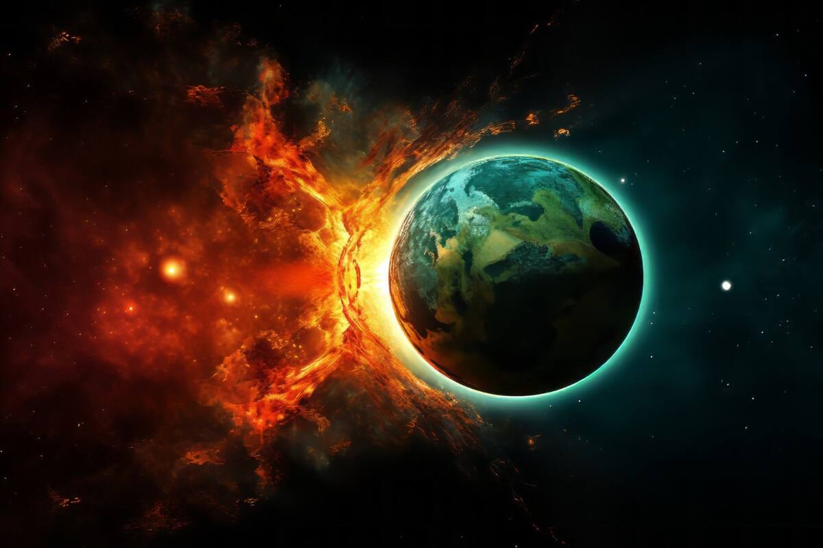 Este evento ocurrirá cuando el sol se vuelva una gigante rojo.