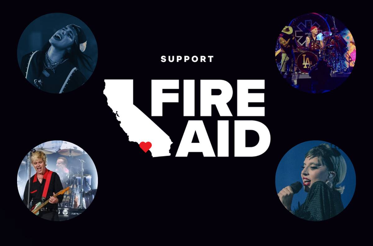 Con Lady Gaga, Red Hot Chili Peppers y Billie Eilish: A qué hora y dónde ver gratis el FireAid, concierto benéfico por incendios de Los Ángeles