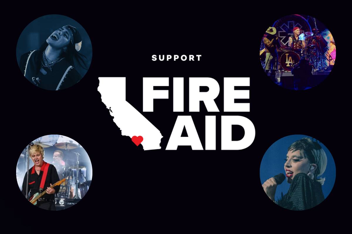 conoce a los artistas que tocarán en este concierto benéfico ante los incendios forestales en California.