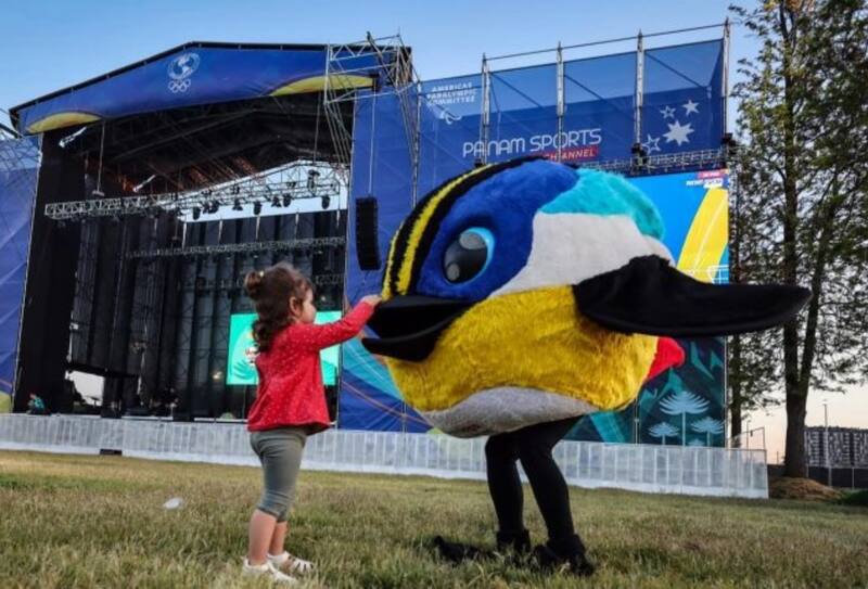 , mascota de Santiago 2023.