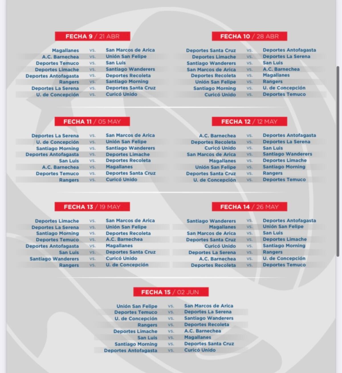 Fixture Primera B 2024