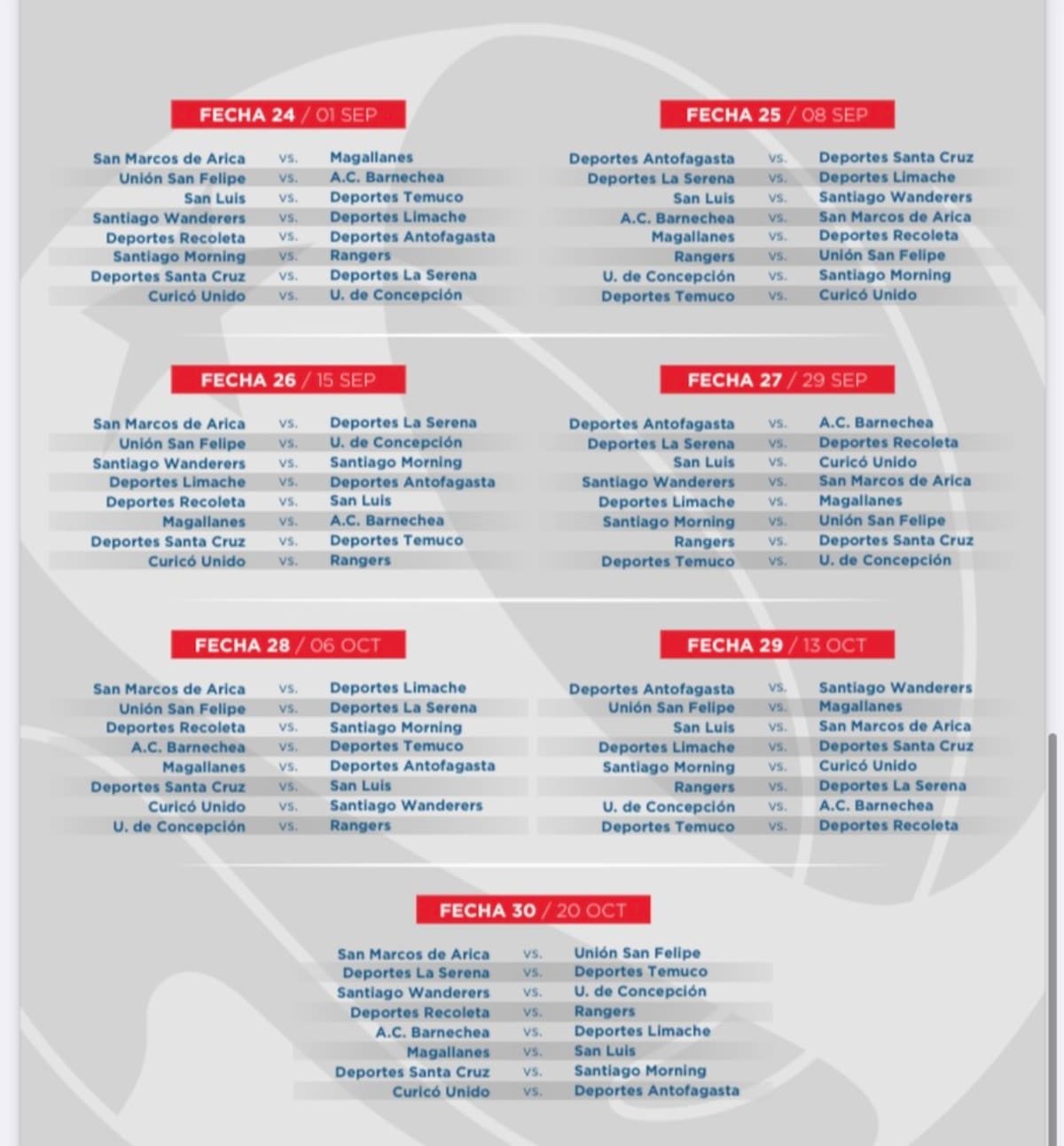 Fixture Primera B 2024