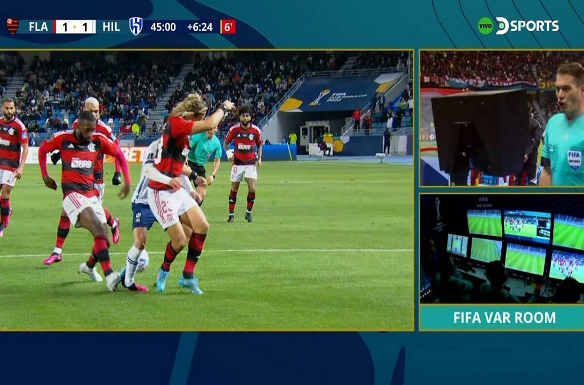 VIDEO | Jugada clave: el penal y expulsión de Gerson para la eliminación de Flamengo de Erick Pulgar y Arturo Vidal en el Mundial de Clubes