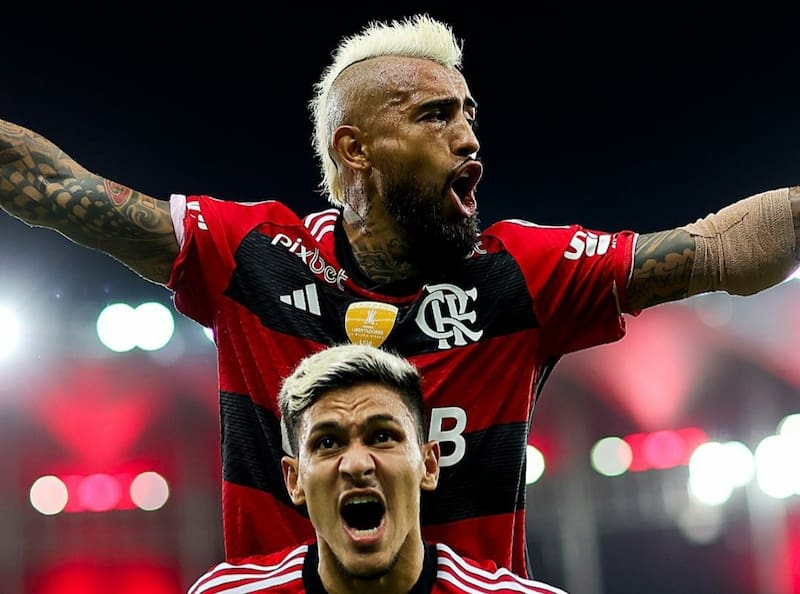 Flamengo de Arturo Vidal derrota a Ñublense.