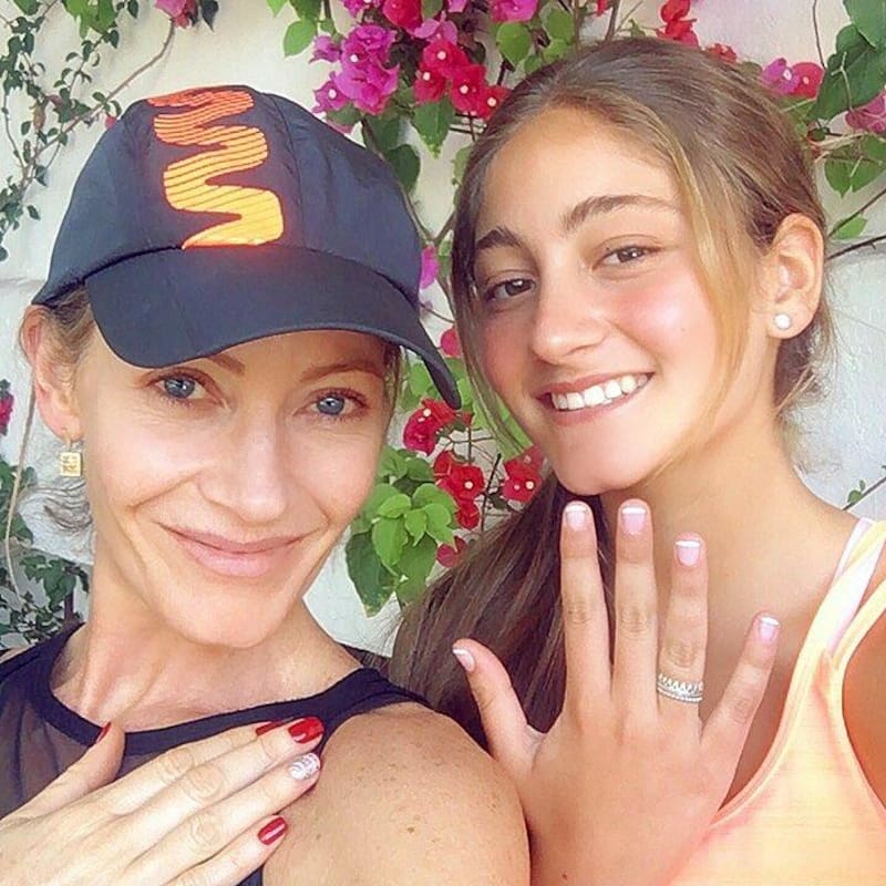 Florencia Araneda es la segunda hija entre Marcela Vacarezza y Rafael Araneda. Créditos: Instagram