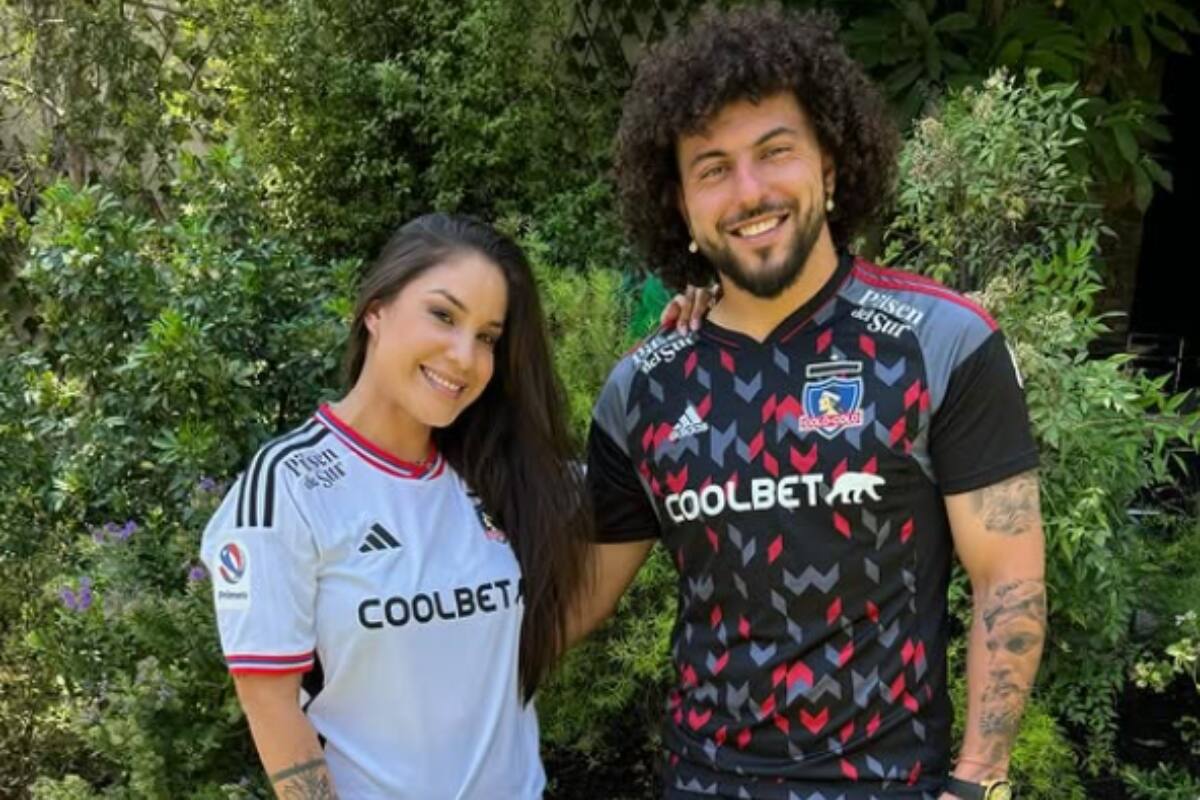 junto a Maxi Falcón en su paso por Colo Colo.
