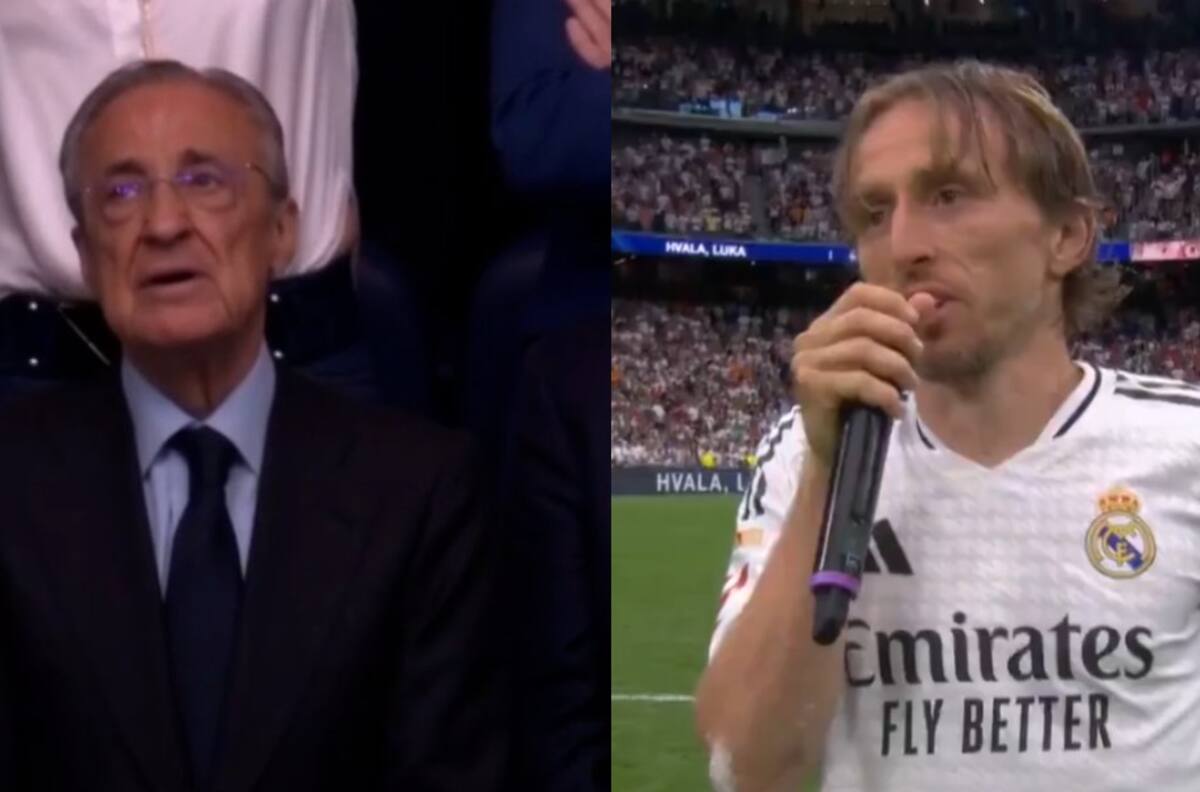 Nunca antes visto: el discurso de Luka Modric que hizo llorar a Florentino Pérez