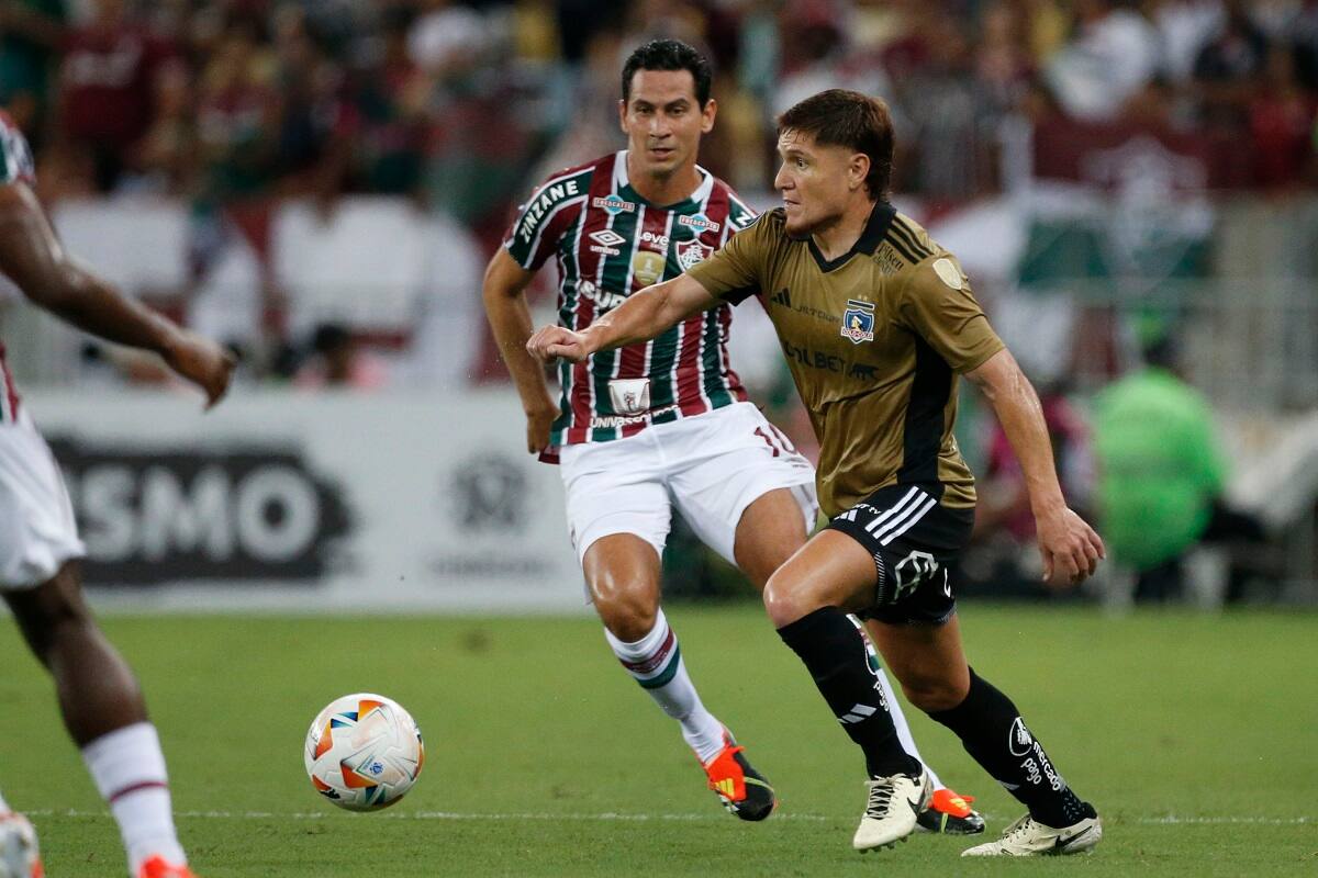 Fluminense vs Colo Colo en Copa Libertadores. Agencia Aton