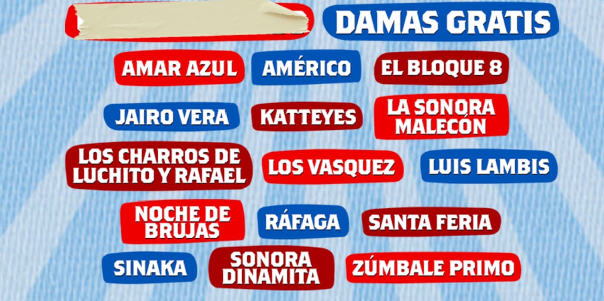 Estos artistas se presentarán en la imperdible celebración de Fiestas Patrias en La Florida. Foto: Puntoticket.