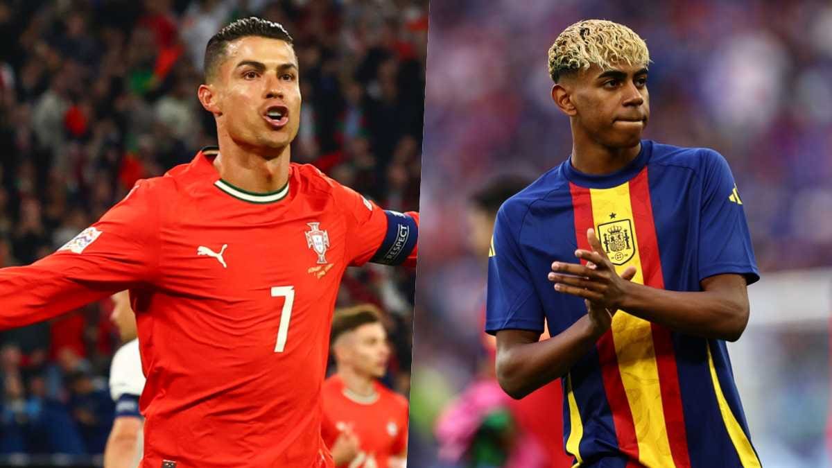 ¿Juegan Cristiano y Lamine Yamal? Formación de Portugal y España en la final de Nations League