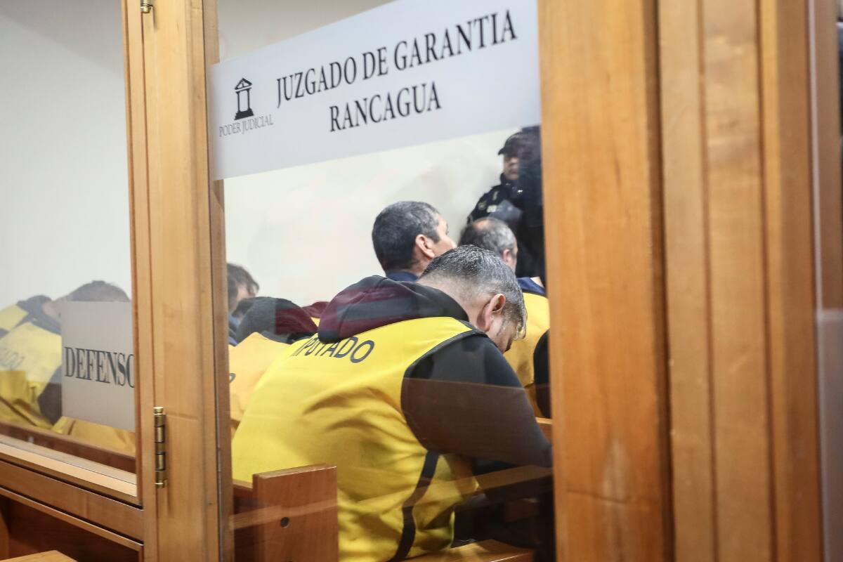 Detenidos por el asalto a sucursal Brinks de Rancagua.