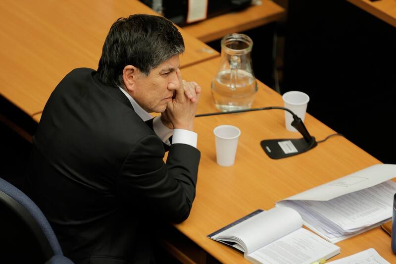 Se desarrolla la audiencia de formalizacion del exsubsecretario del Interior, Manuel Monsalve.