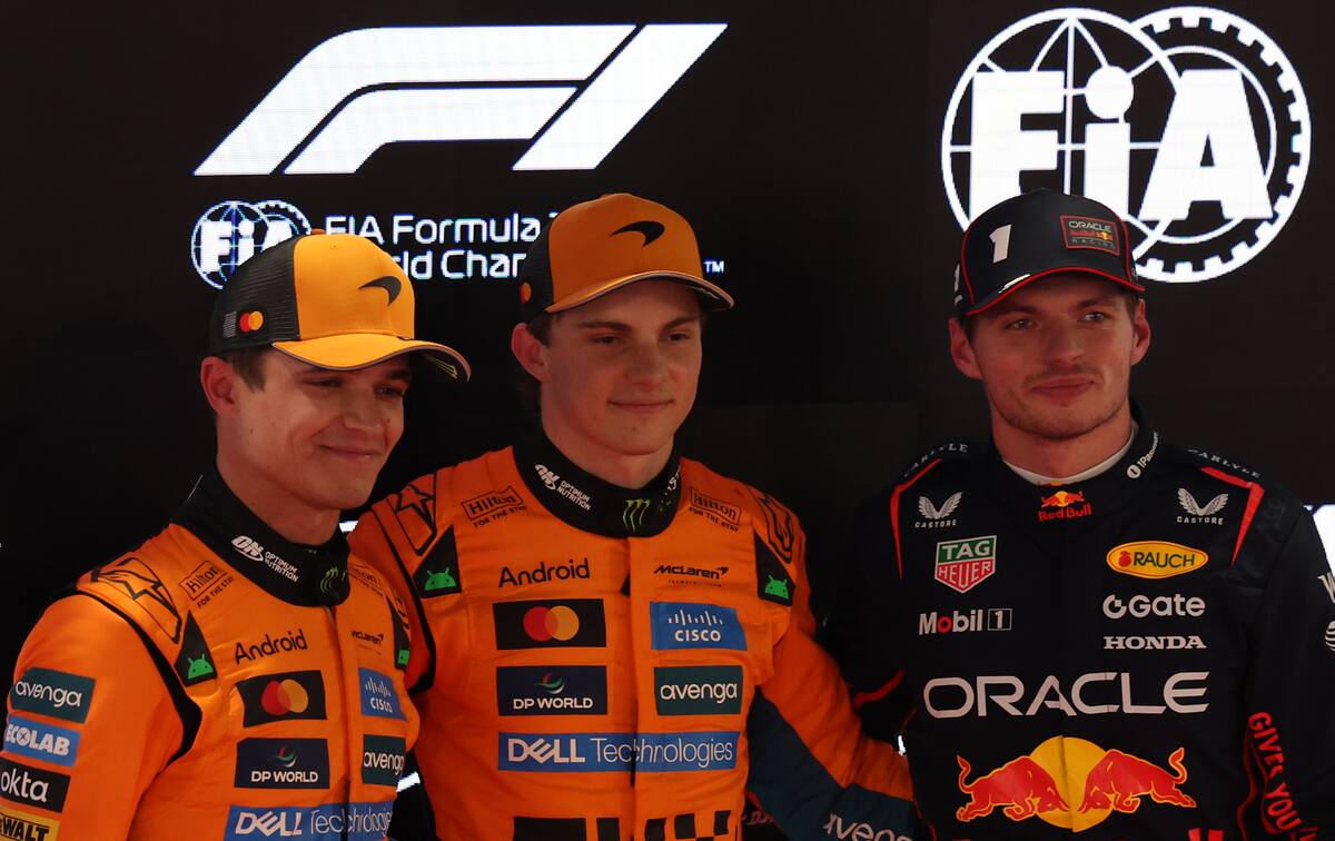 El piloto de McLaren Oscar Piastri se quedó con la clasificación en el Gran Premio de Qatar. Foto: EFE.