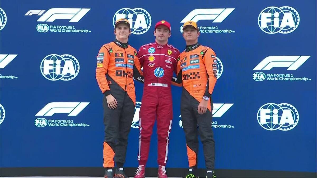 Leclerc da el batacazo en la Fórmula 1: pole position en Hungría