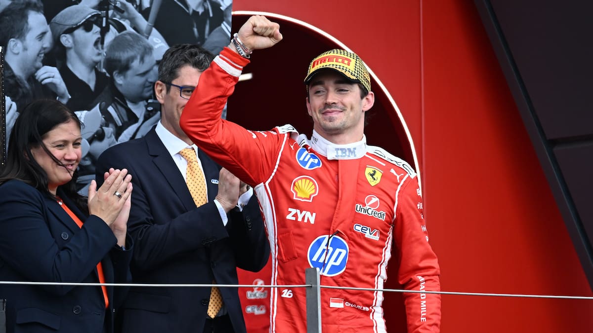 Charles Leclerc vuelve a ganar después de 20 meses y sorprende en el caos de Silverstone