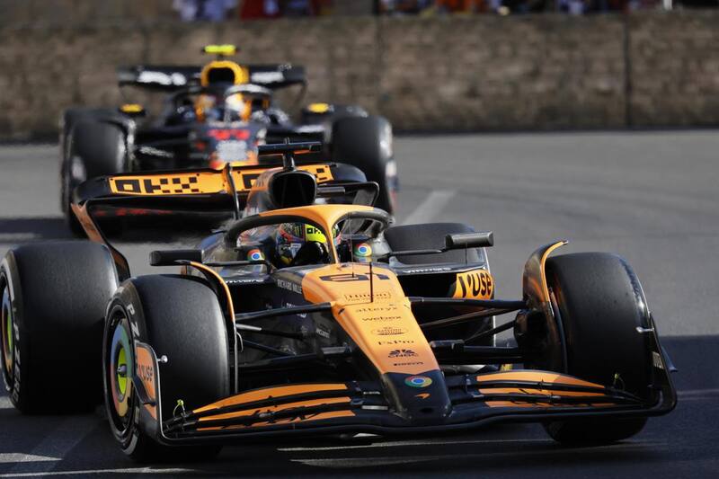 Oscar Piastri granó el Gran Premio de Azerbaiyán. EFE