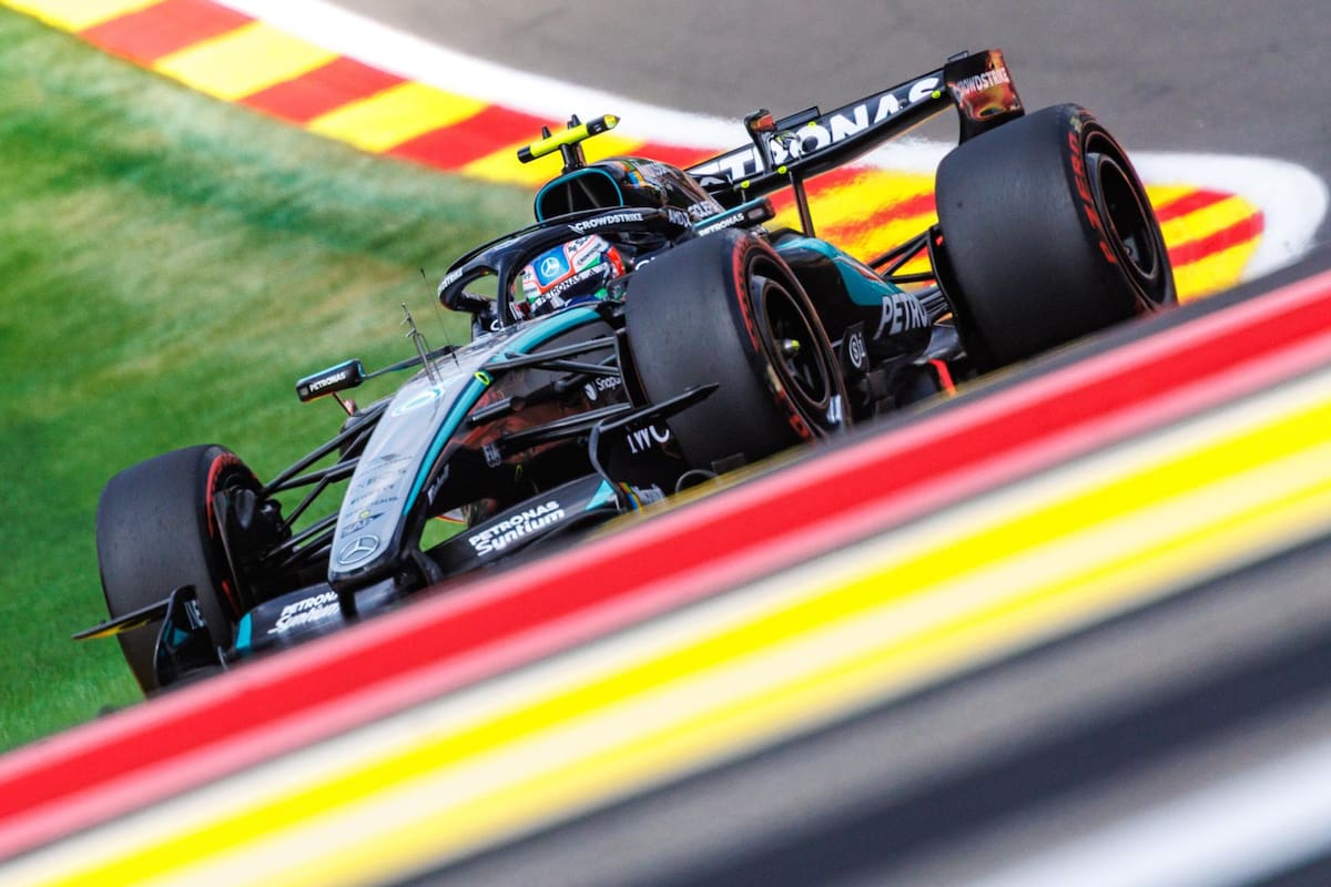 Kimi Antonelli ganó el GP de Bélgica. Foto: EFE.