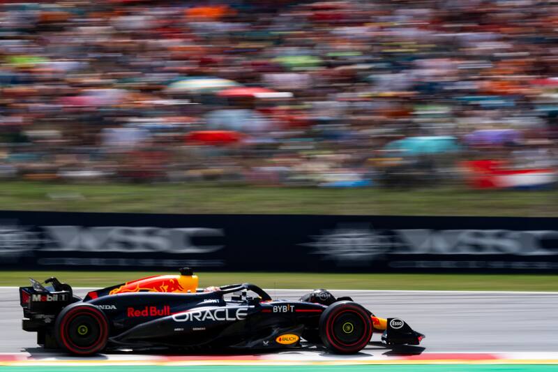 Max Verstappen en el Gran Premio de España. EFE