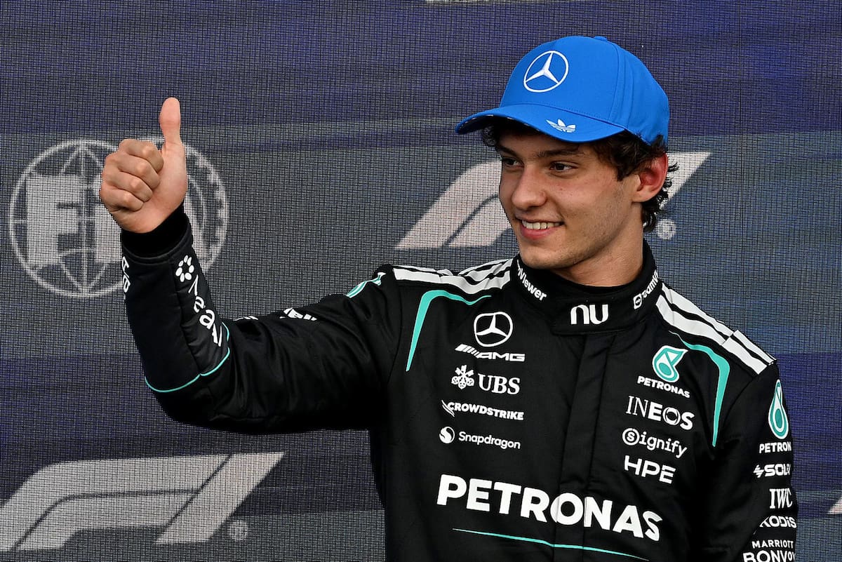 Kimi Antonelli se quedó con el GP de Bélgica. Foto: EFE.
