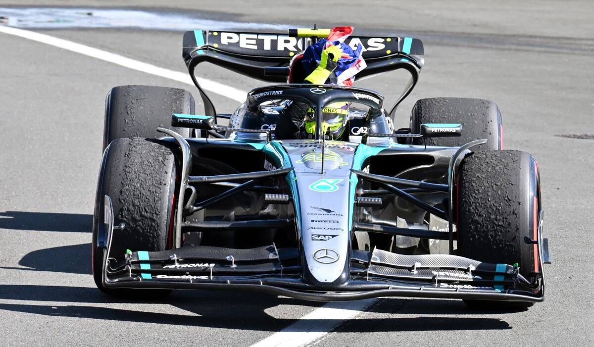 Lewis Hamilton ganó el Gran Premio de Gran Bretaña. EFE