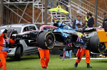 VIDEO | ¡Una nueva! Franco Colapinto chocó en el Gran Premio de Brasil