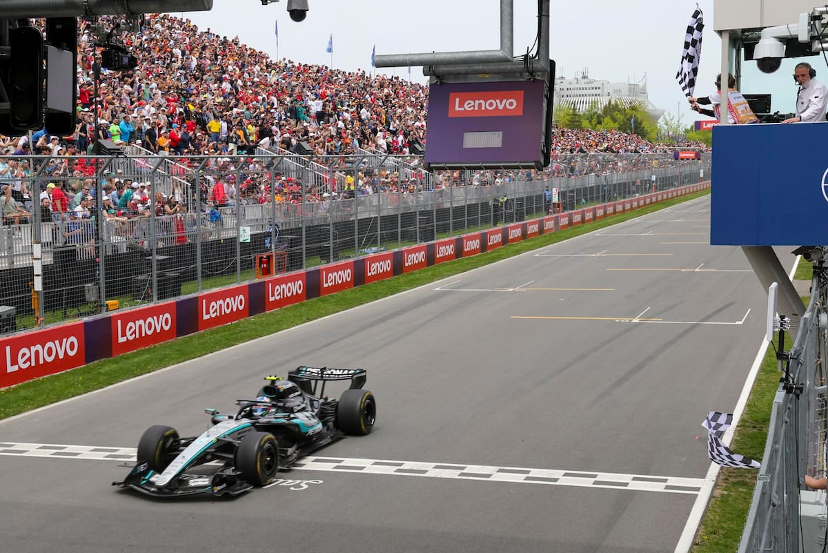 Kimi Antonelli ganó el GP de Canadá. EFE