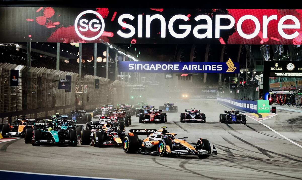 Lando Norris se quedó con el GP de Singpaur y se acerca a Verstappen.
