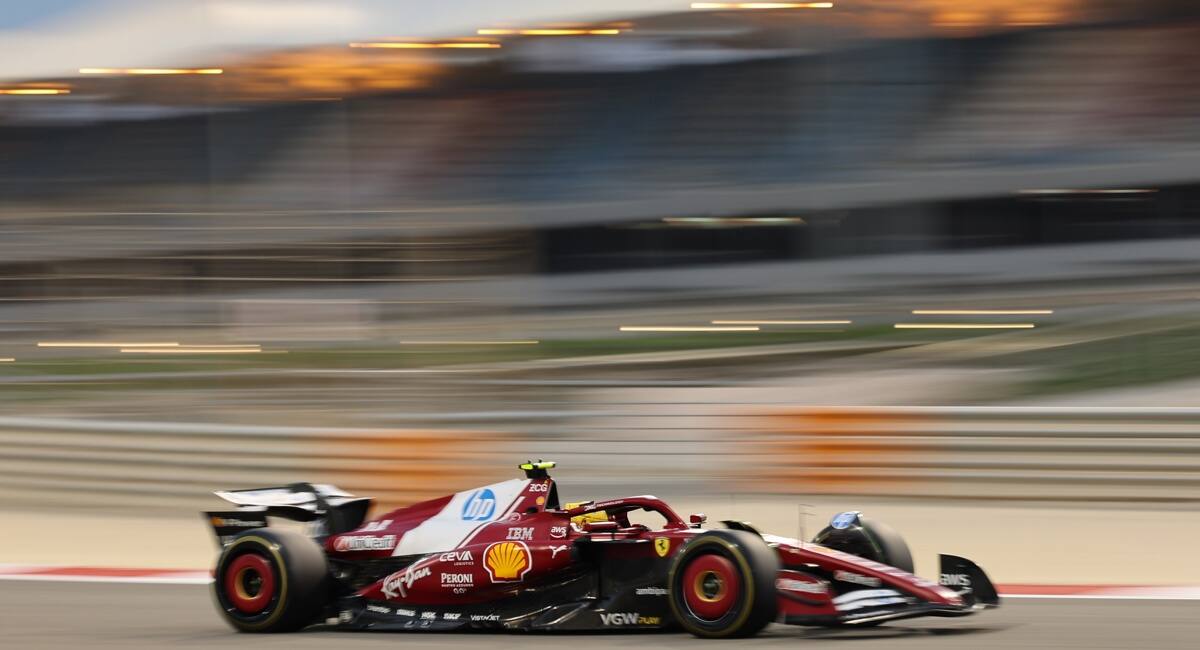 Lewis Hamilton en Ferrari. EFE