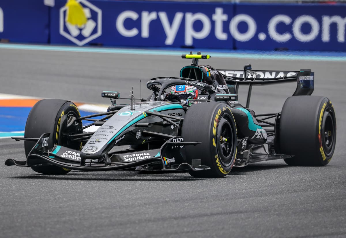 Andrea Kimi Antonelli se quedó con el Gran Premio de Miami. Foto: EFE.