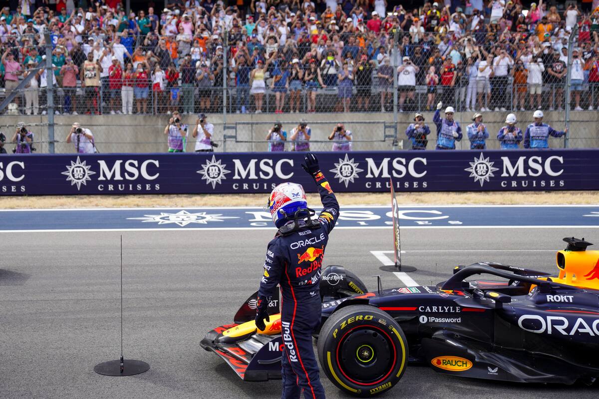 Max Verstappen se quedó con la carrera Sprint en el GP de Estados Unidos. Foto: EFE/EPA/DUSTIN SAFRANEK