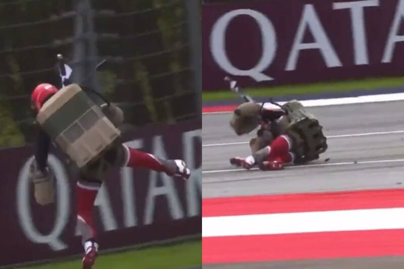 vivió un curioso momento en el Gran Premio de Austria.