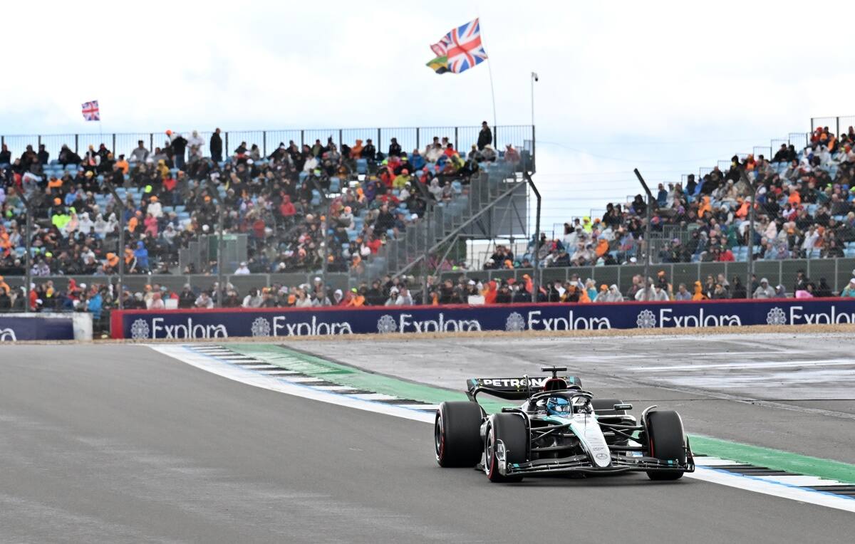 George Russell se quedó con la pole position del Gran Premio de Gran Bretaña. EFE