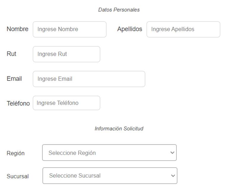 Así es el Formulario de Crédito Directo de Detacoop.