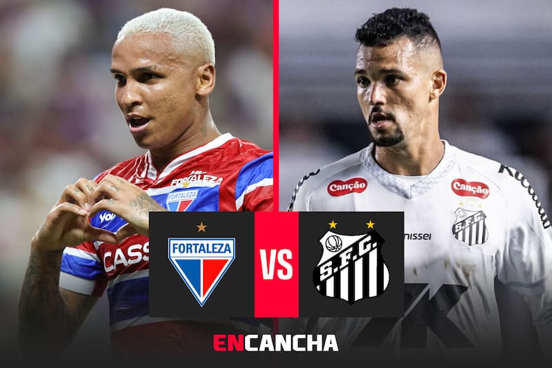 por la fecha 12 del Brasileirao. Foto: EFE y Prensa Santos FC.