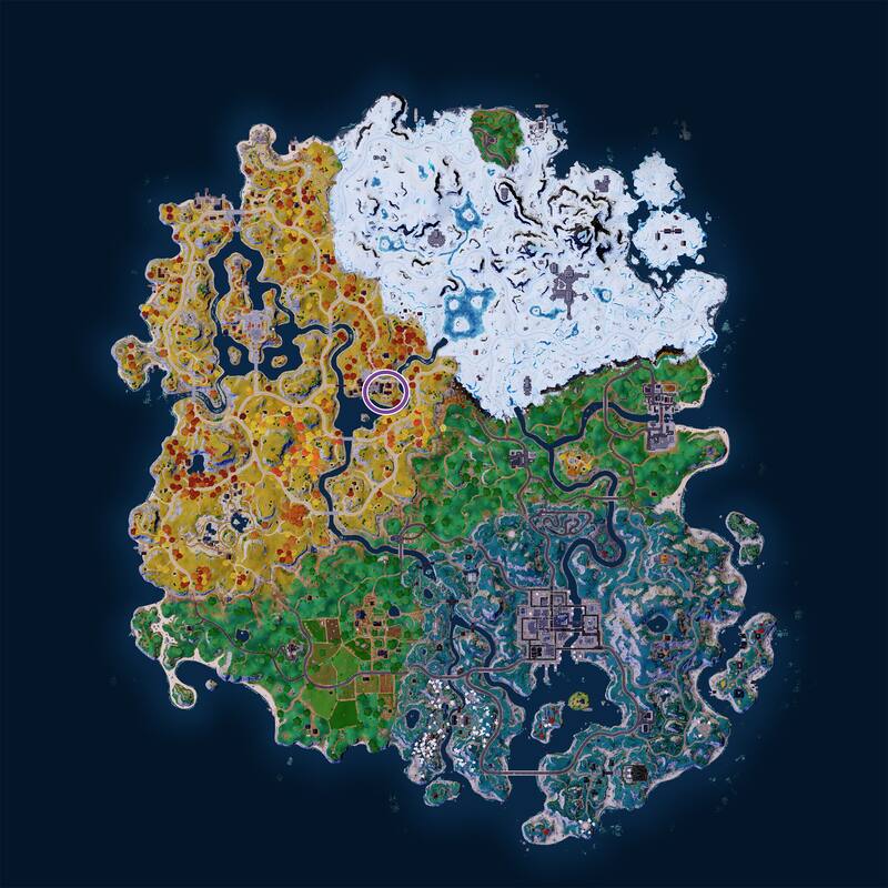Tendrás que dirigirte a la Plaza Pintoresca. Créditos: Tecno Game - Fortnite.