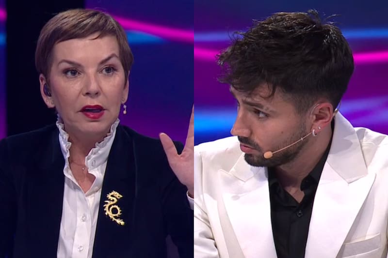 En ese instante, Fran García-Huidobro abandonó el panel de "Gran Hermano" Chile para evitar a Bambino.