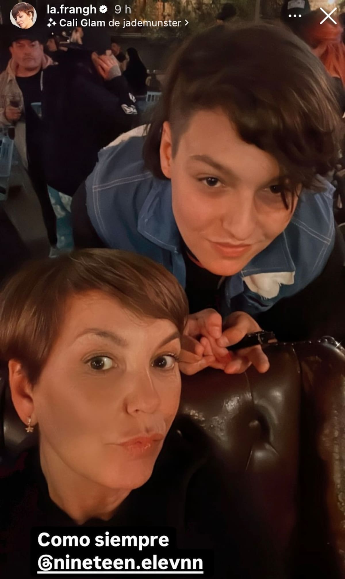 Fran García-Huidobro orgullosa de su hijo, NineTeen Elevnn.