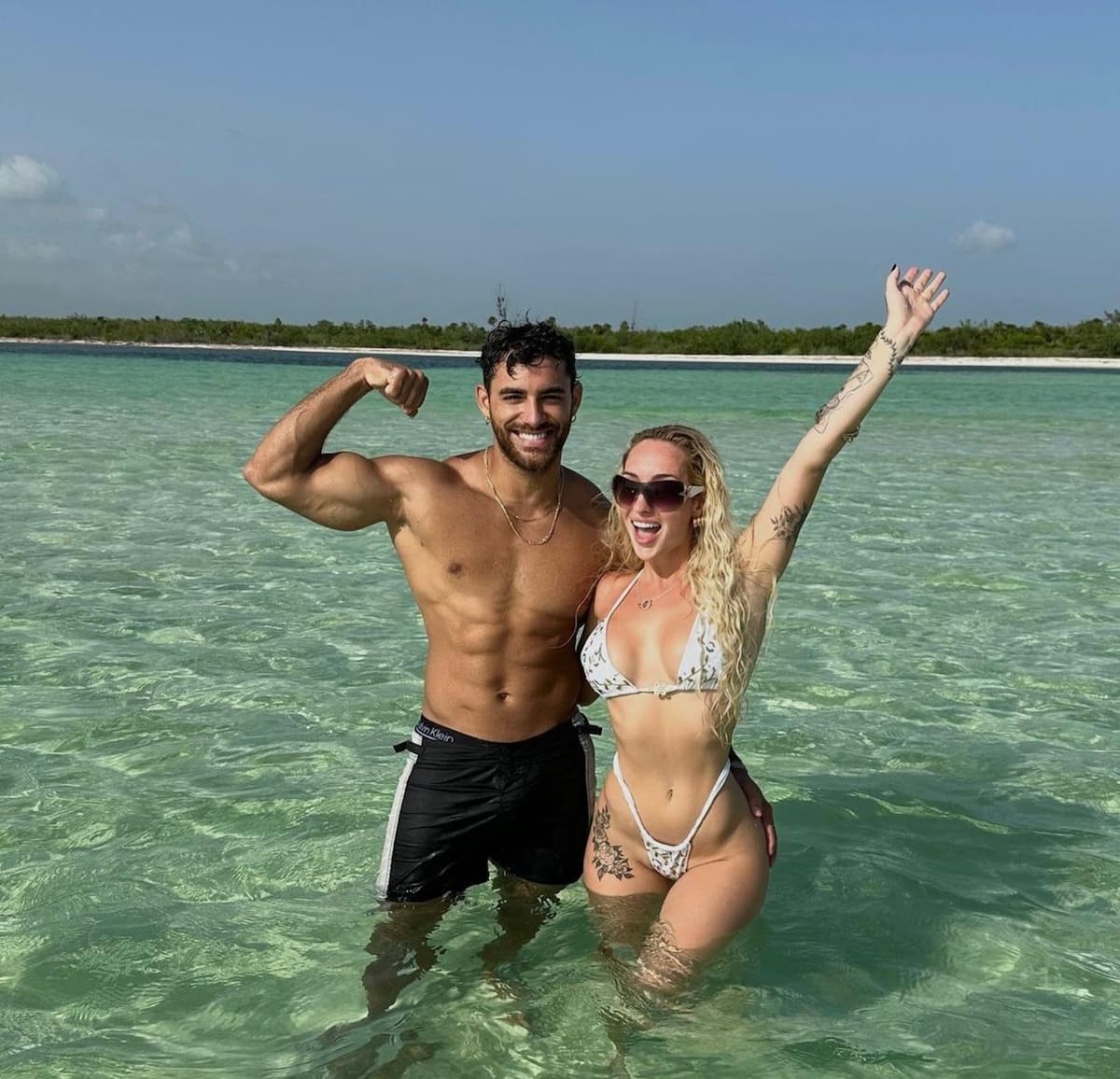 Y una de las fotos que compartió en redes sociales con su entonces pareja. Foto: Instagram.