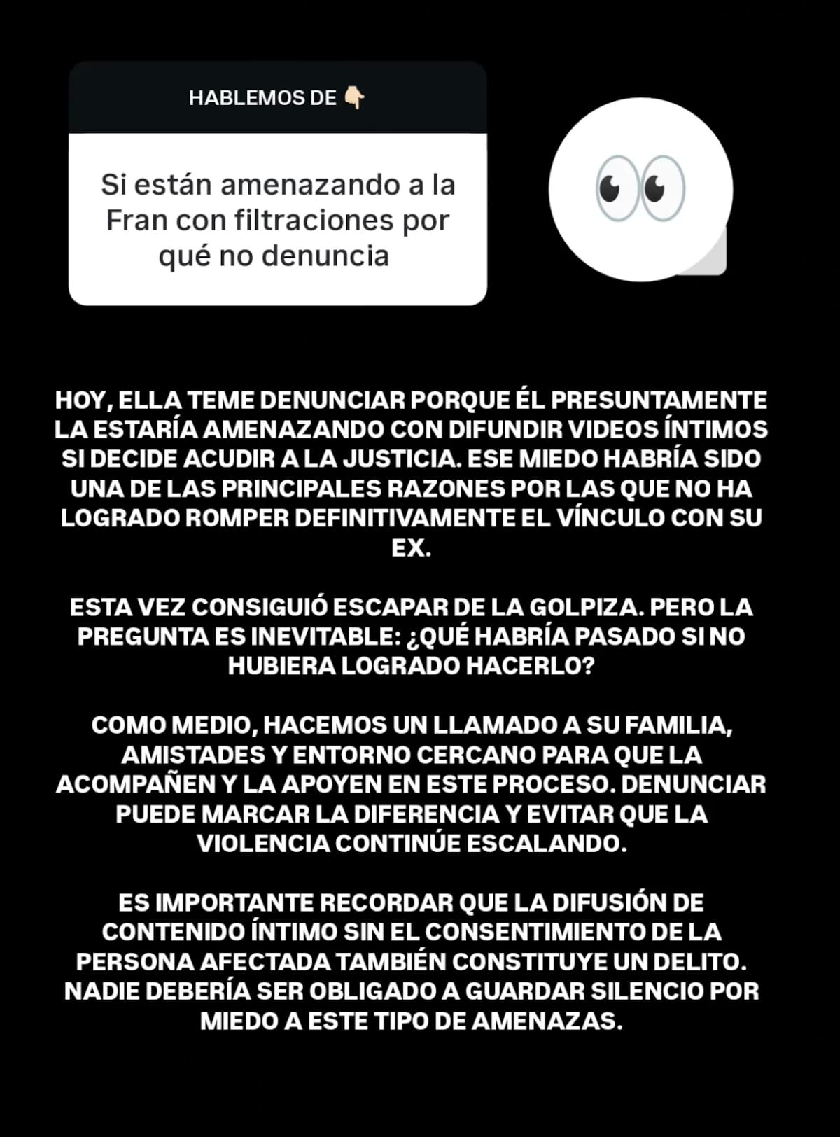La artista estaría siendo extorsionada.