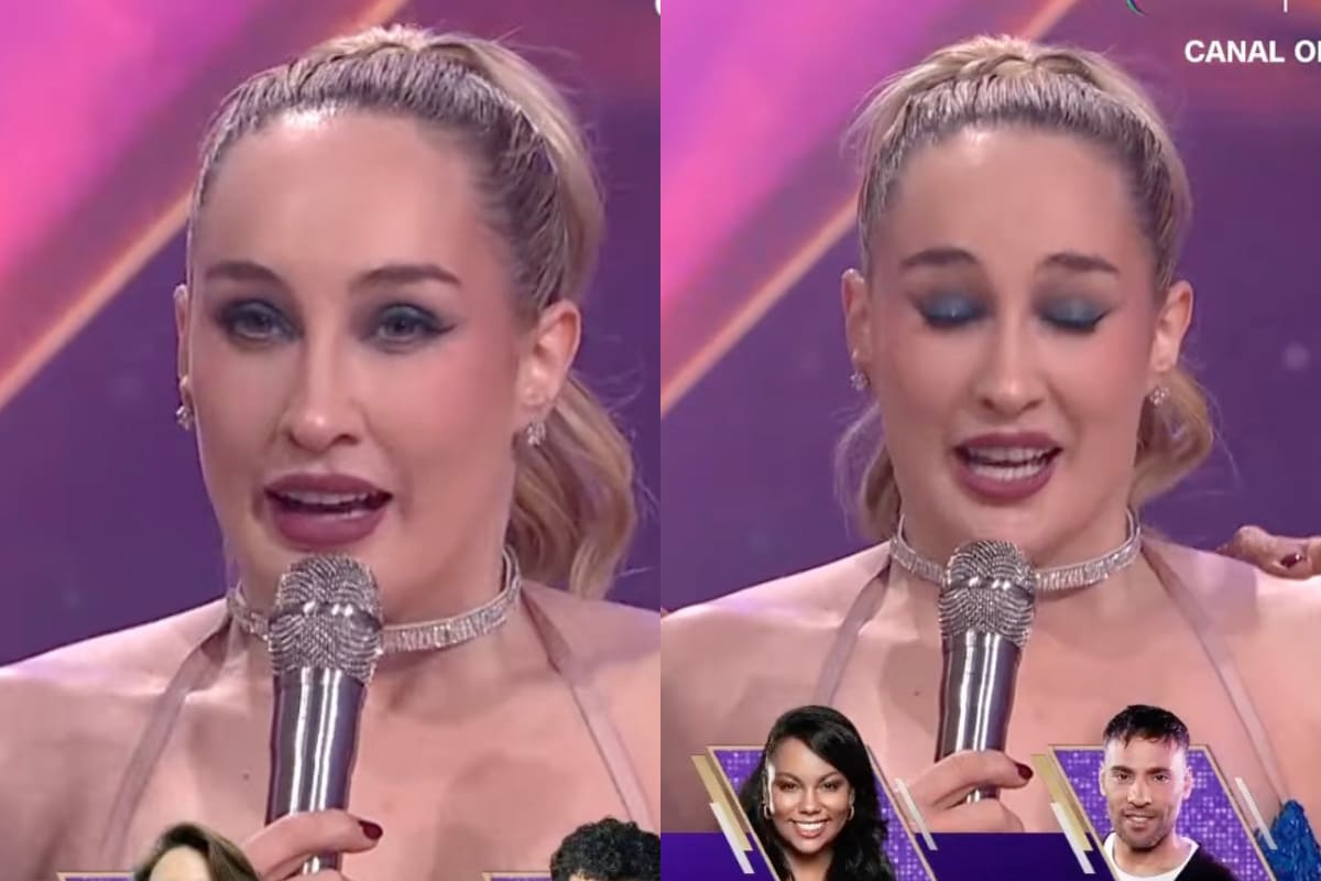 La cantante se quebró en Fiebre de Baile.