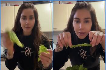 Fran Undurraga enseña en un video a cortar lechuga y se llena de burlas