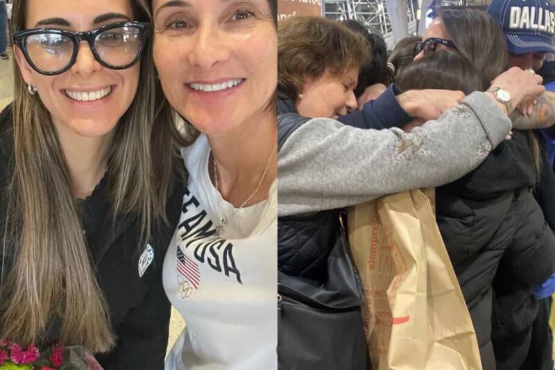 La modelo viajó fuera del país.