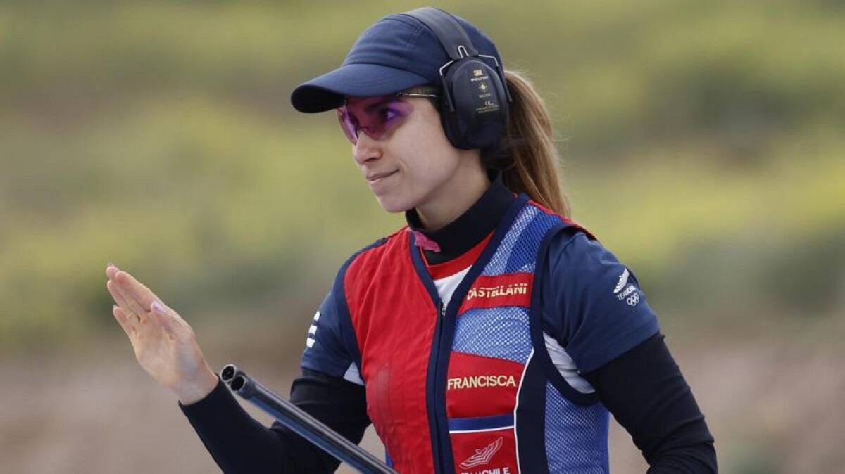 Francisca Crovetto compitiendo en los Juegos Panamericanos 2023.