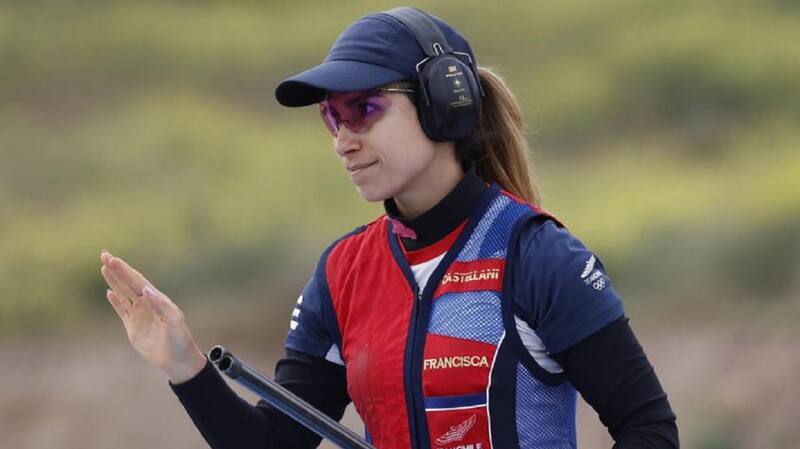 Francisca Crovetto compitiendo en los Juegos Panamericanos 2023.