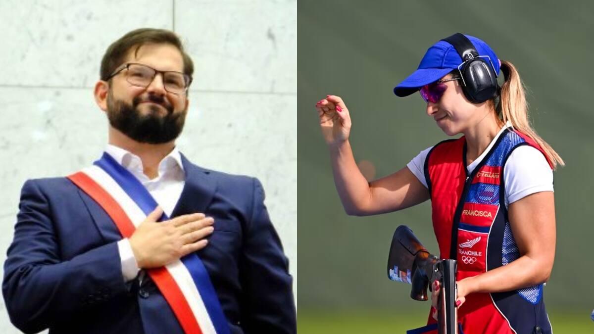 Presidente Gabriel Boric y un emotivo mensaje a Francisca Crovetto por su oro en París: “¡Gigante!”